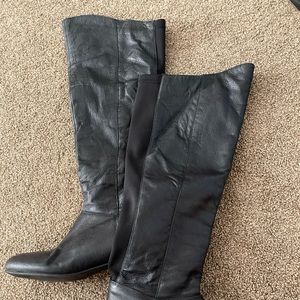 Tall black boots